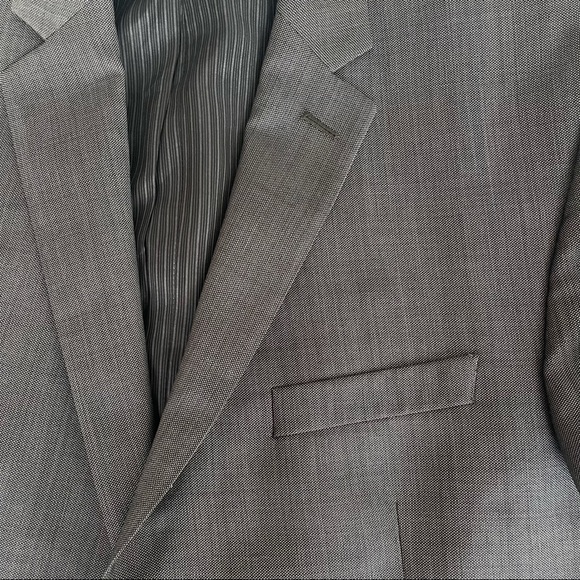 Calvin Klein Slim Fit Grey Blazer - Picture 3 of 5